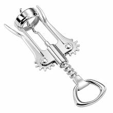 Stainless Steel Multifunctional Corkscrew | Manual Bottle Opener | Parties, Graduations, Weddings - View 5
