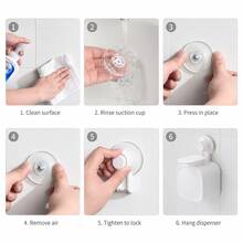 Drill-Free Suction Cup Soap Holder, Wall-Mounted Draining Soap Rack, Quick-Dry Design, Suitable For Bathroom, Shower And Sink, Ideal For Home, Apartment, Renters, Students And Dorms - A - View 5