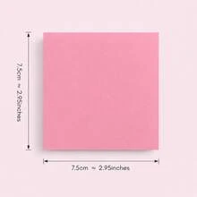Conjunto de Notas Adesivas Cor Macaron, Bloco de Notas Quadrado Colorido, 50 Folhas por Cor, Notas Adesivas Autoadesivas e Escrevíveis, Marcadores de Página Removíveis, Adequado para Escola, Escritório, Estudo, Planejamento, Papelaria, Volta às Aulas - Tamanho Único - Visão 7