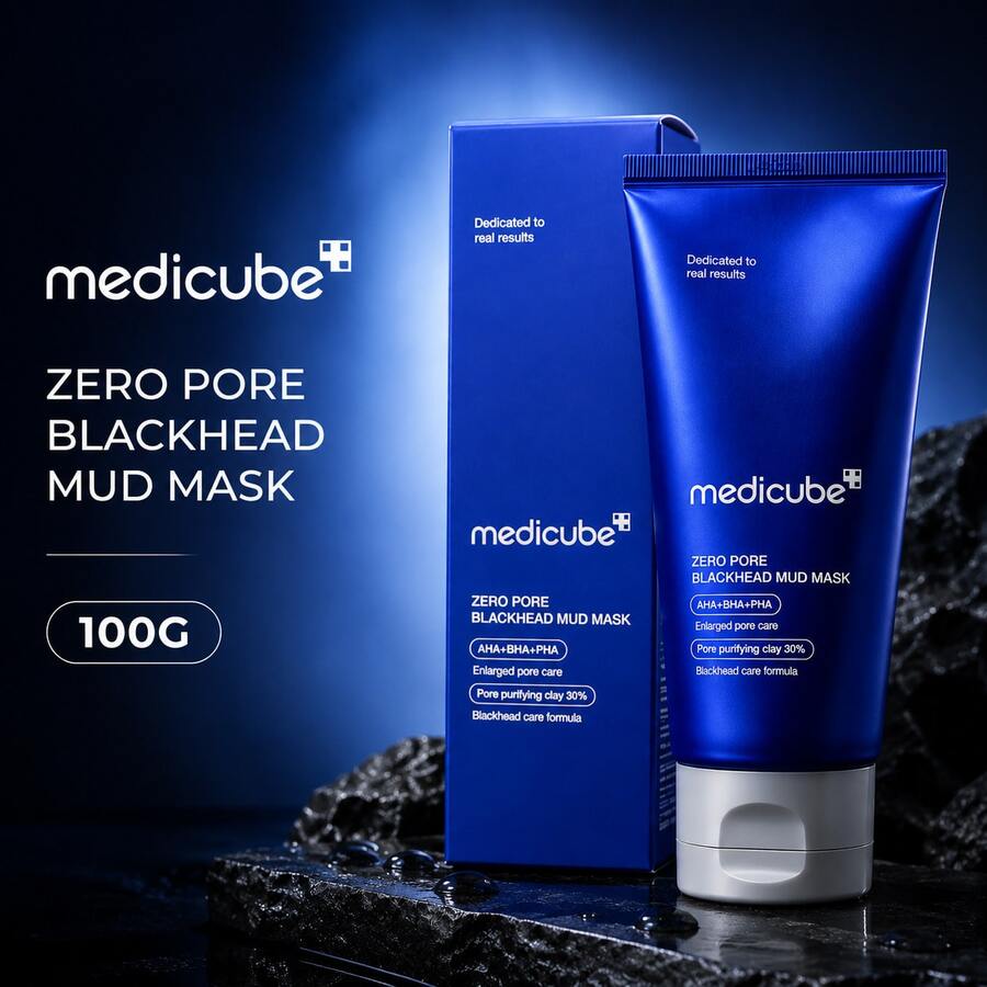 Medicube Zero Pore Blackhead Mud Mask 100g Korean Clay Mask, Deep Cleansing Pore Purifying Mask, Blackhead Remover, Oil Control & Pore Minimizer - Hyaluronic Acid - View 1
