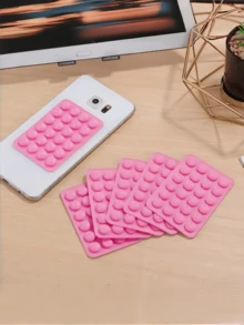 1 Pc Silicone Suction Cup Phone Holder, Universal Anti-Slip Mobile Phone Stand, Multi-Functional Cell Phone Mount, Essential Portable Phone Accessory For Daily Use - Silicone Phone Suction Cup - View 6