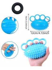 Grip Strength Ball, Home And Office Stress Relief Finger And Grip Strength Training Ball, Finger And Palm Strength Trainer, Suitable For Gym Workout, High Elasticity Non-Slip, Portable For Anytime Use - Multiple Styles - View 10