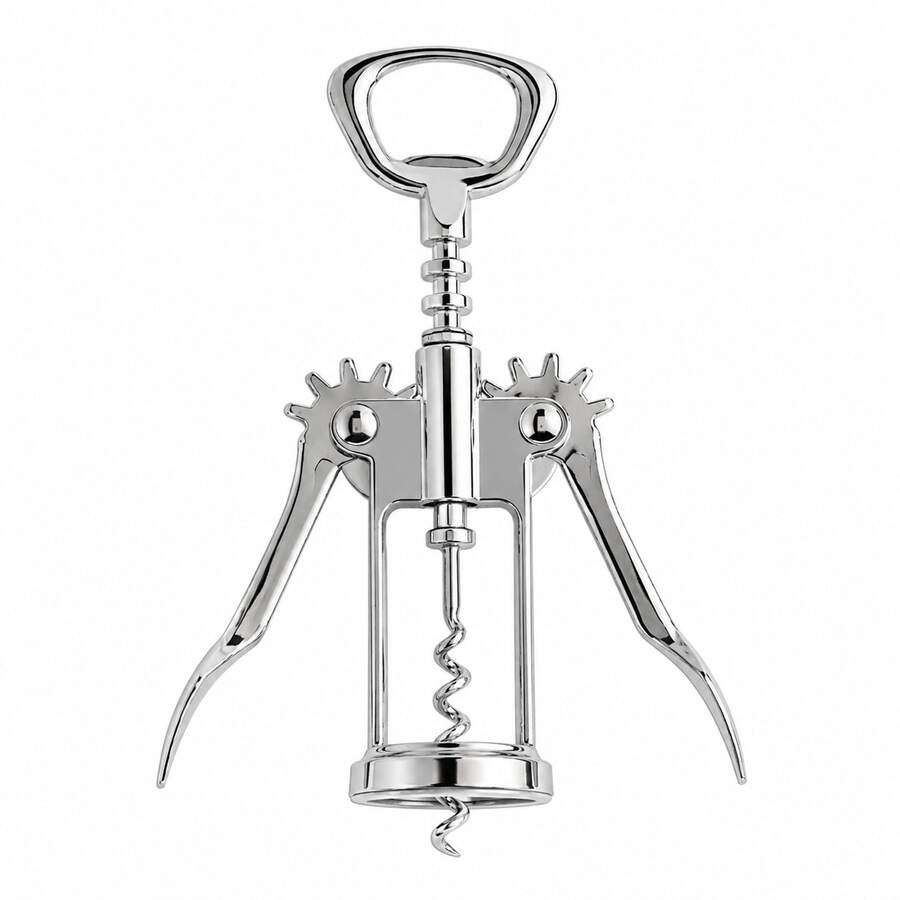 Stainless Steel Multifunctional Corkscrew | Manual Bottle Opener | Parties, Graduations, Weddings - View 1