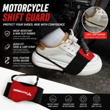Motorcycle Gear Shift Pad, Rubber Foot Peg Decor Pad For Motorcycle Riding - A - View 1