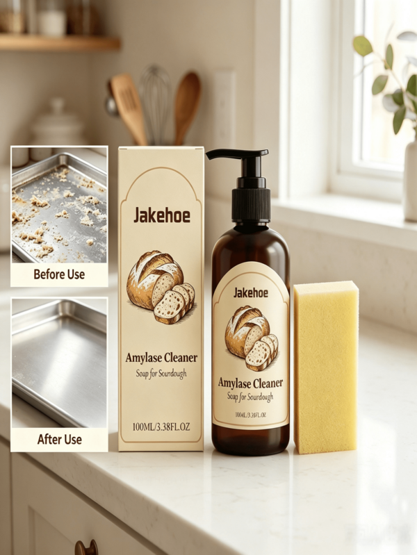 jakehoe Dough Dissolver Dough Residue Removal Cleaner Kitchen Utensils Cleaning Agent Kitchen Utensils Clean Clean Kitchen Holiday Essential Gift Choice