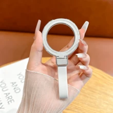 Mobile Phone Holder Portable Handheld Magnetic Support Desktop Model Adhesive Multi-Function Ring Universal Stand For Pho - Multicolor - View 9