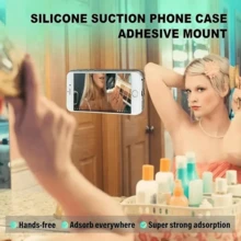 1pc Silicone Suction Cup Phone Case Holder, Phone Suction Cup, Octobuddy, Adhesive Phone Grip, Adhesive Phone Stand, Suitable For Smooth Phone Backs, Not Suitable For Matte Materials - Multicolor - View 8