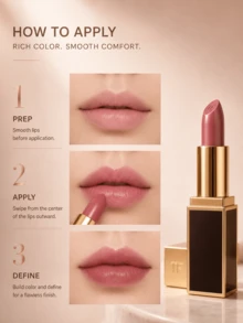 Tom Ford Black Tube Lipstick, #19 RUNWAY ROSE, 1g, Hydrating Texture, Non-Drying, Brightens Complexion, Suitable For Natural Fair Skin, Daily Commute, Dating - #19 RUNWAY ROSE-1g - View 11