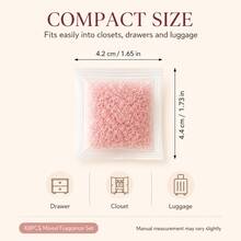 48 Pack Mixed Scent Sachets, Suitable For Wardrobes, Drawers And Suitcases, Mini Fragrant Wardrobe Freshener Bags, Compact Clothing Storage Scent Sachets For Home And Travel - Multicolor - View 3