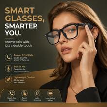 SENBONO Smart Glasses With AI Translator & Voice Assistant, Bluetooth Audio Eyewear With Hands-Free Calling, Volume Control & Hall Switch, Open-Ear Music Fashion Glasses For Business & Travel - View 5