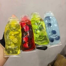 Cross-Border New Toothpaste Squeeze Toy Portable Funny Relaxing Soft Squishy Toy Cross-Border Hot-Selling New Toothpaste Squeeze Toy Fruit Transparent Soft Squishy Stress Relief Relaxing Toy - Multicolor - View 3