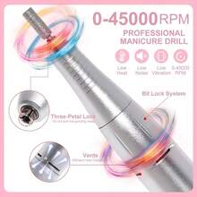 Professional 45,000RPM Electric Nail Drill - Portable, Rechargeable, Low Noise, Suitable For Manicure And Pedicure - USB Powered, Lithium Battery, Gift For Valentine's Day - Multicolor - View 7