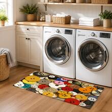 2D Printed Pattern, Bedroom Door Mat, Daily Decorative Floor Mat For Home Entrance, Porch, Indoor - Soft, Durable, Machine Washable Floor Covering, Suitable For Living Room, Bathroom, Bedroom, Game Room, Laundry Room, Dorm Decor - Multicolor - View 6