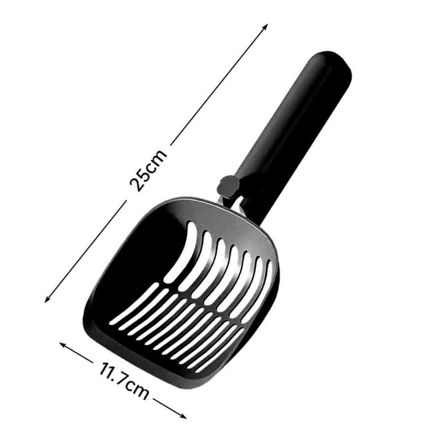 Large And Thickened Combination Cat Litter Shovel Plastic Cat Litter Shovel Pet Cleaning Supplies  Shovel Cat Dog Pet Supplies - White - View 1