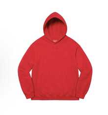 Supreme Satin Applique Hoodie FW24 | Premium Heavyweight Crossgrain Fleece Hoodie, Streetwear Layering Set For Men & Women - Red Hoodies - 查看 2