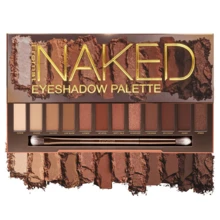 Naked Warm Earth Tone 12-Color Eyeshadow Palette, High-Pigmented Matte & Shimmer Waterproof Formula, Comes With Eyeshadow Brush, Ideal For Daily Date, Disco Party And Event Makeup, Perfect Holiday & Halloween Gift - T777B - 查看 1