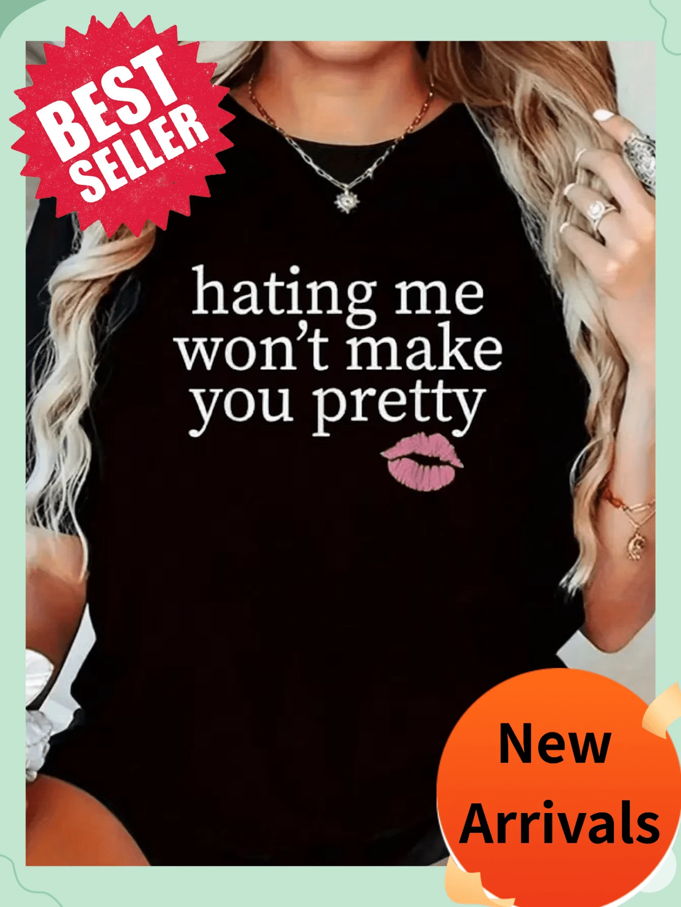 Women Outdoor Tees & Tanks - Black - View 1