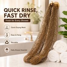 Authentic African Exfoliating Net Sponge Ethically Sourced From Nigeria, Fast Drying Porous Body Scrub Net For Skin Exfoliation - 1pc - View 8