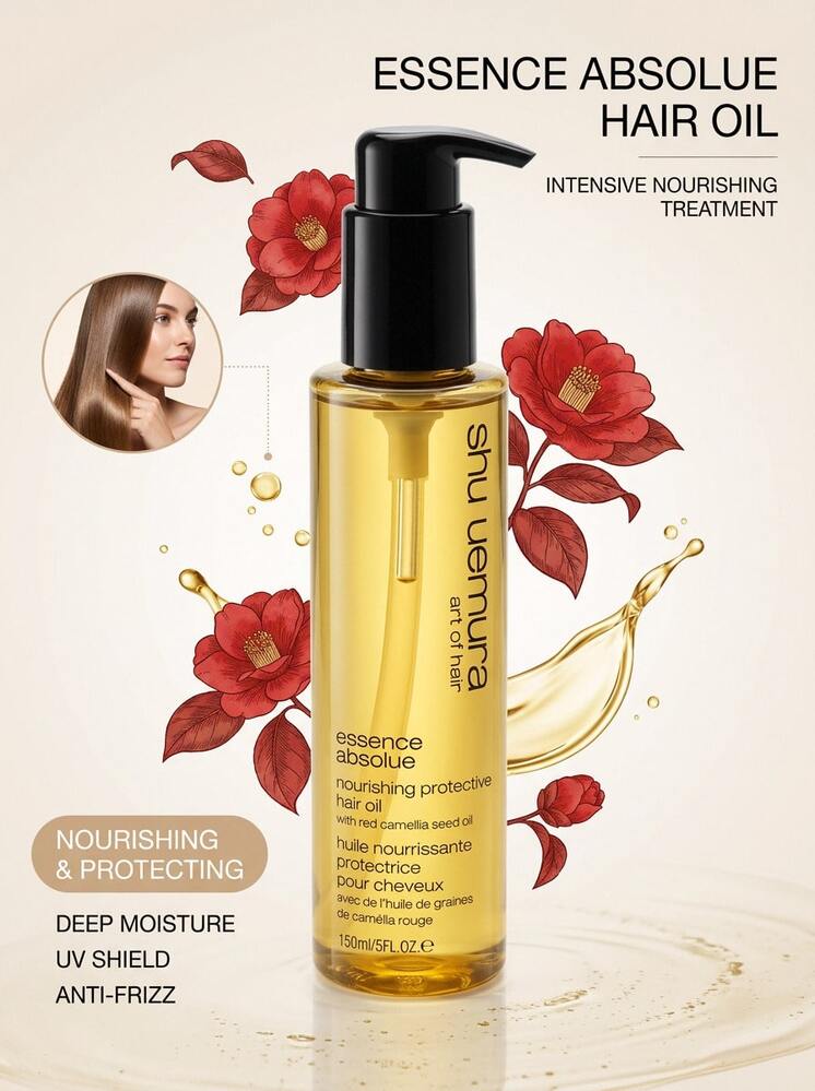 Shu Uemura Essence Absolue 滋养护发油 1.69 盎司/50 毫升 - 彩色 - 查看 1