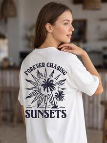 Women T-Shirts - 白色 - 查看 2