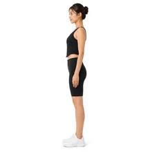 Li-Ning Women's High Waist Elastic Knee-Length Yoga Cycling Shorts ANBV002 - Black - View 5