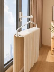 Rak Jemuran Lipat Multifungsi yang Dapat Diperluas, Rak Jemuran Tebal Anti-Selip untuk Handuk, Seprai, Selimut, Rak Jemuran Hemat Ruang untuk Dalam dan Luar Ruangan di Rumah dengan Rangka Kokoh Premium untuk Kamar Mandi, Balkon, dan Kamar Tidur - MultiWarna - View 4