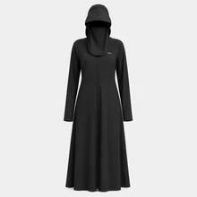 Li-Ning Women's UPF50+ Full Coverage Hooded Ice-Cooling Long Sun Protection Dress ASKV434 - Black - View 4