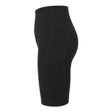 Li-Ning Women's High Waist Elastic Knee-Length Yoga Cycling Shorts ANBV002 - Black - View 8