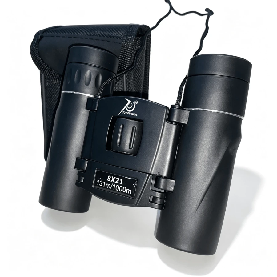 8X21 HD Binoculars,Made Of ABS And Metal Materials,Compact Design Sturdy And Durable,Optical Glass Lenses With Clear Imaging,Universal For Adults,Suitable For Bird Watching,Hunting,Travel And Concerts - Binoculars - View 1