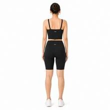 Li-Ning Women's High Waist Elastic Knee-Length Yoga Cycling Shorts ANBV002 - Black - View 6