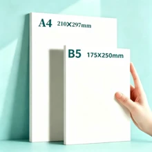 1 buah 50/100 Lembar Kertas Coretan Pelindung Mata Warna Beige, Kertas Perhitungan Matematika, Buku Catatan Latihan Siswa, Kertas Kosong, Kertas Draf, Kertas Gambar Garis, Mudah Disobek, Tahan Lama, Tulisan Halus, Cocok untuk Berbagai Jenis Pena - Rectangle - View 3