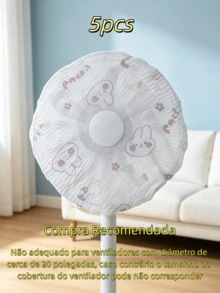 Bộ 5 miếng bọc chống bụi cho quạt, chất liệu sợi polyester, bọc chống bụi đa năng di động, phù hợp cho nhiều kích cỡ quạt, dùng cho lớp học, văn phòng, phòng ngủ, phòng khách và các nơi khác, đồ dùng gia đình - Nhiều màu - Xem 15
