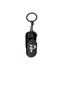 Floral Letter A-Z Printed Pill Keychain, Key Chain Style Mini Pill Box & Slim Portable Medication Storage Container, Backpack Charm, Car Hanging Decor, Phone Chain, Home Decoration, Can Be Hung On Bag, Chain Or Put In Pocket, Travel Portable Small Pill Case, Suitable For Tablets And Soft Capsules; Daily Medication Classification Storage, Commuting, Travel, Outdoor Essential, Also As Graduation Season, Back To School, Teacher Appreciation Small Gift, Student, Office Worker Travel Organizer, Keychain Pill Tube, Portable Pill Pouch, Pocket Pill Box, Hanging Pill Bottle. - Multicolor - View 19