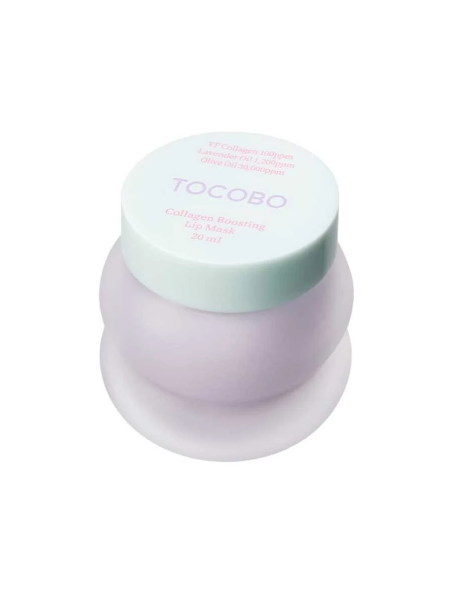 TOCOBO Mascarilla Labial Calmante de Menta Mint Cooling Lip Mask Hidratación Profunda Refresca Calma y Suaviza los Labios Sensibles con Extracto de Menta Retiene la Humedad Nutrición Intensiva para Uso Diario y Nocturno K Beauty 20 ml - Collagen Boosting - Ver 1