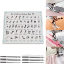 11/16/32/42/48/52pcs Sewing Machine Presser Foot Set, Complete Sewing Machine Presser Foot Kit, Home Sewing Machine Sewing Accessories, Sewing Machine Accessories, DIY Sewing Accessories - Boxed Presser Foot - View 11