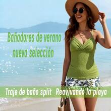 Women Bikini Sets - Green - View 6