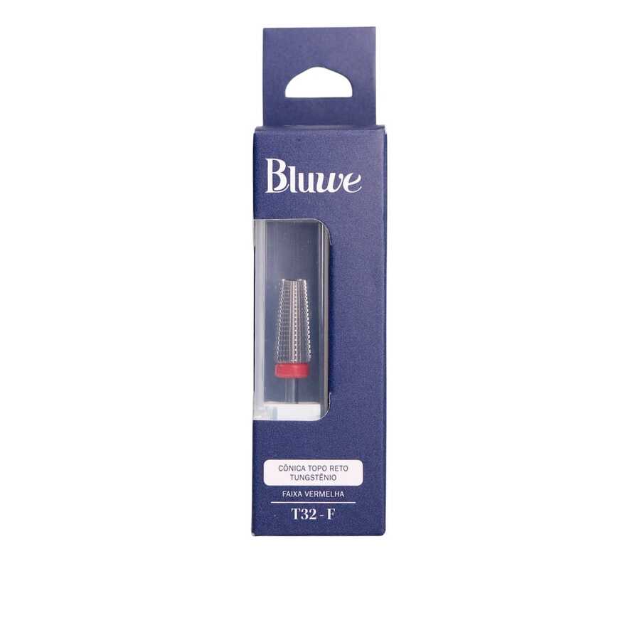 Brocas Bluwe Diamantada/ Tungstênio/ Mandril - Cônica Topo Reto Vermelha - Visão 1