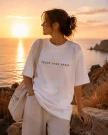 Women T-Shirts - 白色 - 查看 7