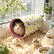 Hamster And Guinea Pig Tunnel, Small Pet Tunnel And Pipe, Soft Wool Small Animal Tunnel Tube And Mat As Well As Corner Hideout Cage Accessories, Suitable For Guinea Pigs, Rabbits, Ferrets, Chinchillas, Hedgehogs, Etc. - View 37