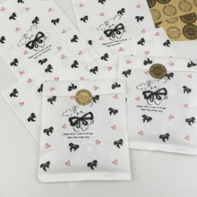 100pcs 4.7x6.7 Inch Holiday Gift Packaging Bags, High-End Gift Wrapping Paper Bags, Gift Wrapping Paper Bags, Decorative Jewelry Gift Bags, Cartoon Puppy Pattern Wrapping Paper, Thickened Gift Packaging Bags, Creative DIY Decorative Gift Paper Bags, Suitable For Holidays, Weddings, Birthdays, Parties, Gift Packaging Bags And Gift Wrapping Bags - Packaging Bags - View 3