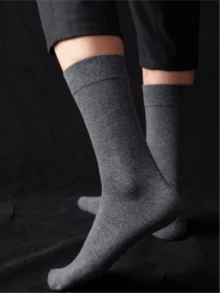 1/5/10/20 Pairs Men's Business Socks, Moisture-Wicking, Breathable, Multi-Color, Versatile, Comfortable And Soft - Multicolor - View 2