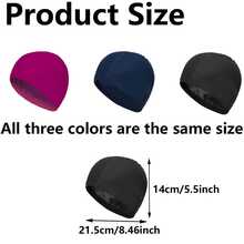 1pc Swimming Cap, Back To School Gift, Polyester Material, Adult Swimming Training Gear, Non-Waterproof, Elastic Band For Short And Long Hair, Multiple Colors Available - Multicolor - View 8