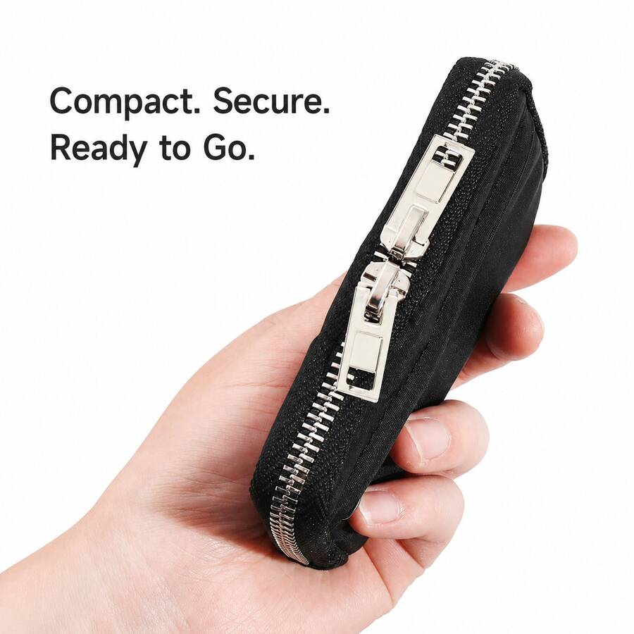 Mini INS Card Holder Driver's License Coin Purse, Simple Compact Multi-Function Coin Wallet, Handheld Card Holder With Multiple Slots, Key Pouch Storage Bag - Multicolor - View 1