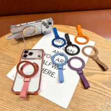Mobile Phone Holder Portable Handheld Magnetic Support Desktop Model Adhesive Multi-Function Ring Universal Stand For Pho - Multicolor - View 7