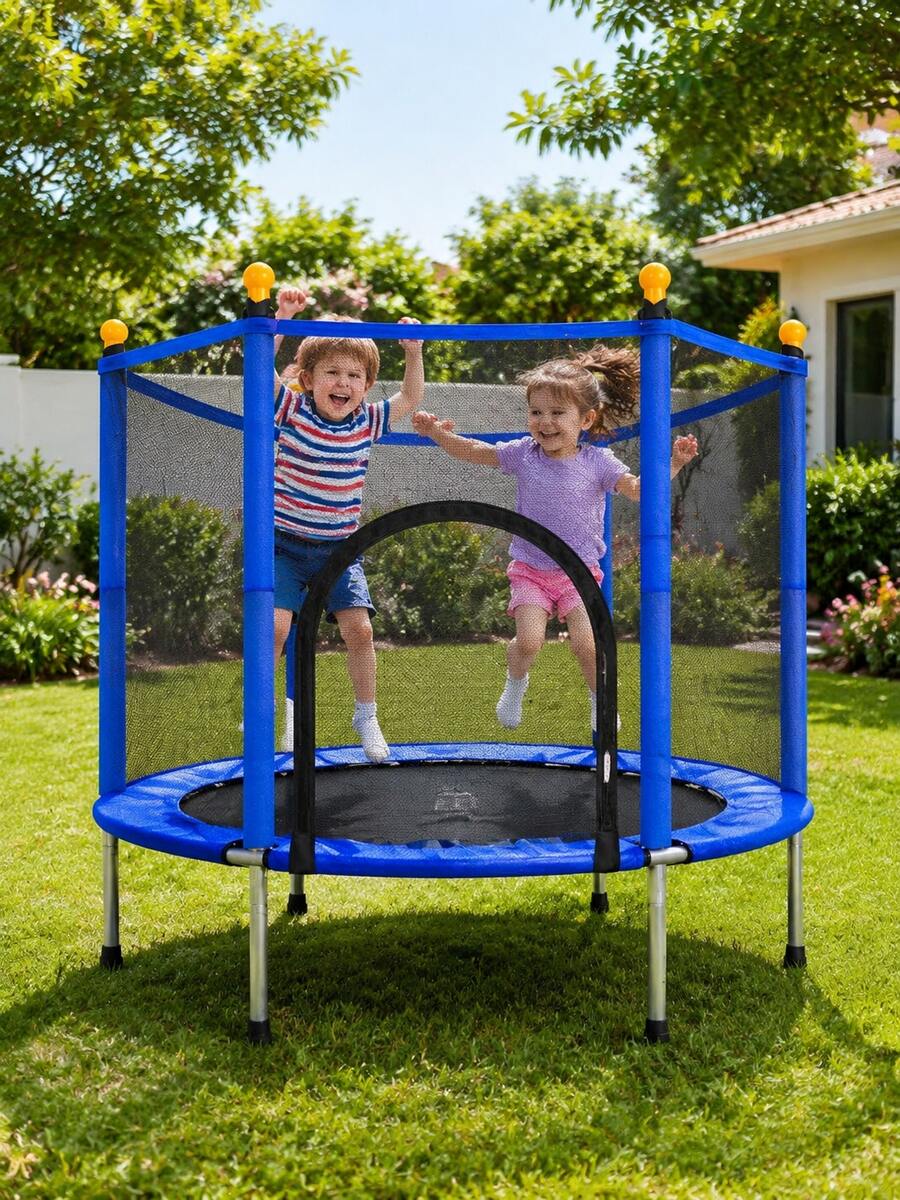 Kids Trampolines - 藍色 - 查看 1