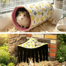 Hamster And Guinea Pig Tunnel, Small Pet Tunnel And Pipe, Soft Wool Small Animal Tunnel Tube And Mat As Well As Corner Hideout Cage Accessories, Suitable For Guinea Pigs, Rabbits, Ferrets, Chinchillas, Hedgehogs, Etc. - View 47