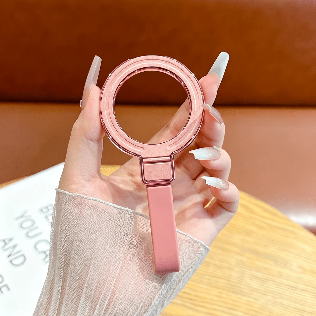 Mobile Phone Holder Portable Handheld Magnetic Support Desktop Model Adhesive Multi-Function Ring Universal Stand For Pho