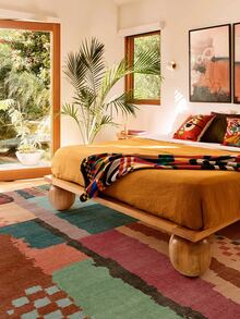 1 buah Karpet Klasik Maroko Motif Geometris Blok Warna Patchwork - Karpet Lembut Imitasi Kasmir, Cocok untuk Kamar Mandi, Dapur, Pintu Masuk, Lorong, Samping Tempat Tidur, Ruang Tamu, Kamar Tidur, Dapat Dicuci dengan Mesin Sepanjang Musim, Ukuran Besar, Dekorasi Rumah yang Estetis - MultiWarna - View 7