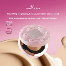 TOM MARK 榛果珍珠 [精華滋養乾肌保濕型] 正裝 12g + 補充裝 12g，控油持久遮瑕、毛孔模糊、不卡粉 - 象牙白色 - 查看 7