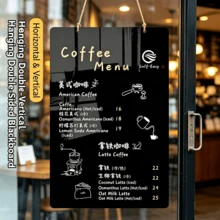 1 SET Of 10PCS Acrylic Message Board Wall-Mounted Small Blackboard, Erasable Menu Display Sign, Advertisement Board, Milk Tea And Coffee Shop Price List, Home Decoration Board - Mounting Plate - View 1